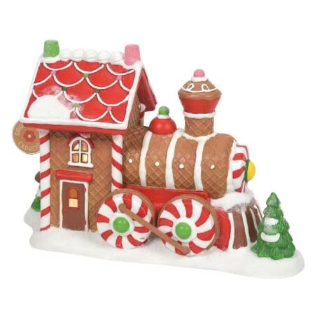 Department 56 North Pole Gingerbread Supply Company Lit Train