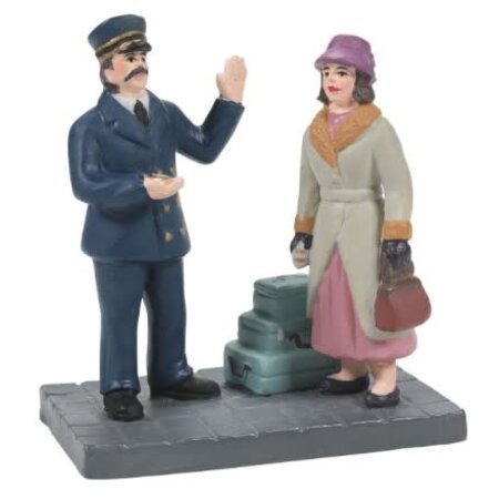 Department 56 Christmas in the City Calling for a Porter Accessory