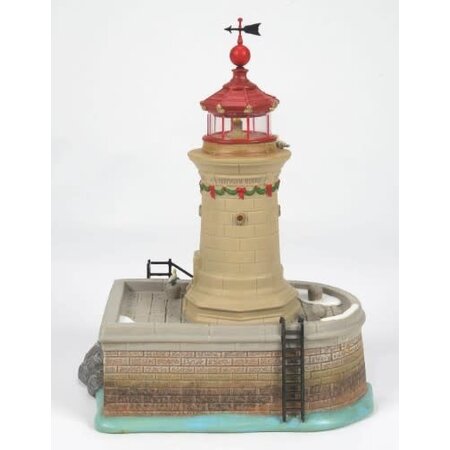 Department 56 Dickens' Village Ramsgate Lighthouse Lit Building