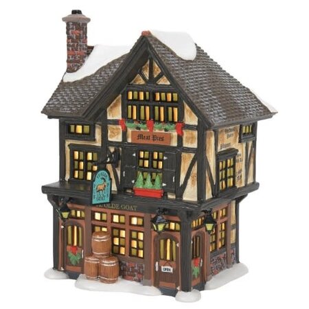 Department 56 Dickens' Village Ye Olde Goat Pub Lit Building