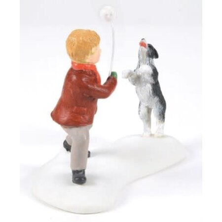 Department 56 Dickens' Village Winter Game of Catch Accessory