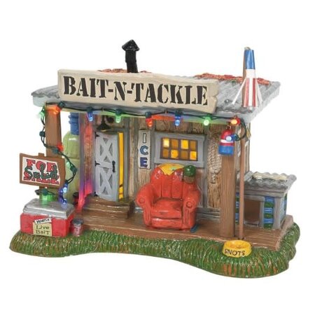 Department 56 National Lampoon Selling the Bait Shop Lit Building