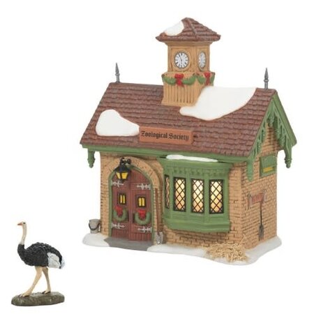 Department 56 Dickens' Village Zoological Gardens Lit Building