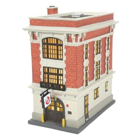 Department 56 Ghostbusters Hot Properties Village Firehouse Lit Building