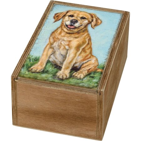 Memory Box for Yellow Lab
