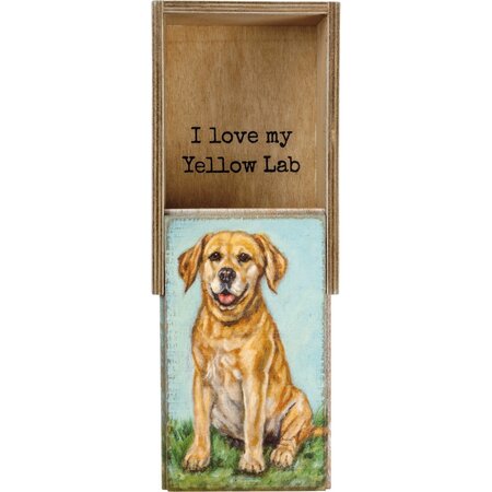 Memory Box for Yellow Lab