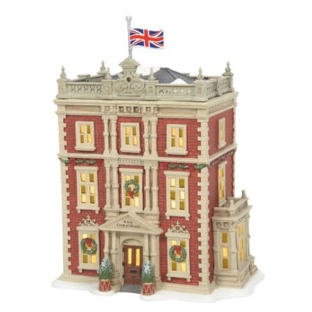 Department 56 Dickens' Village Royal Corps of Drums Lit Building
