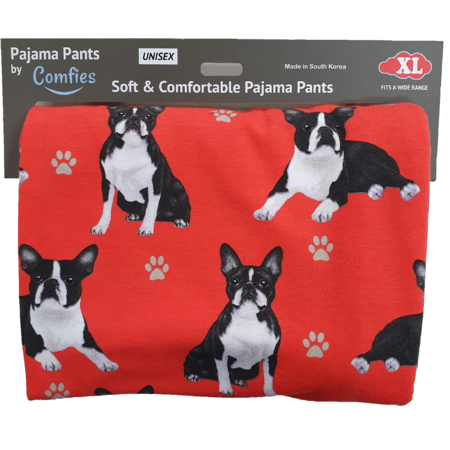 E & S Pets Boston Terrier Pajama Bottoms
