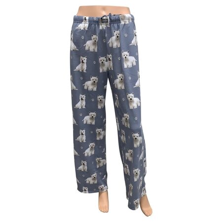E & S Pets Westie Pajama Bottoms