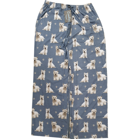 E & S Pets Westie Pajama Bottoms
