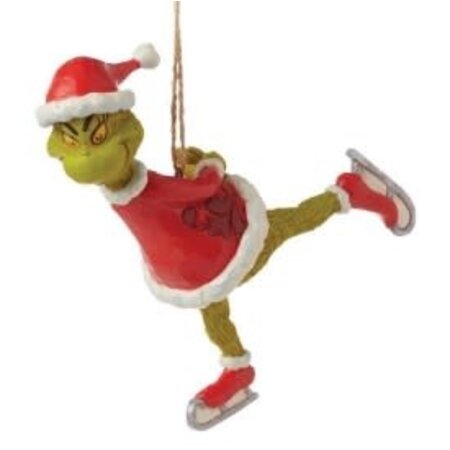 Jim Shore Jim Shore Grinch Ice Skating Ornament