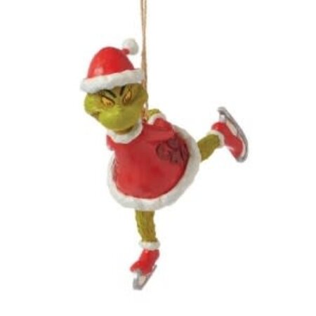 Jim Shore Jim Shore Grinch Ice Skating Ornament