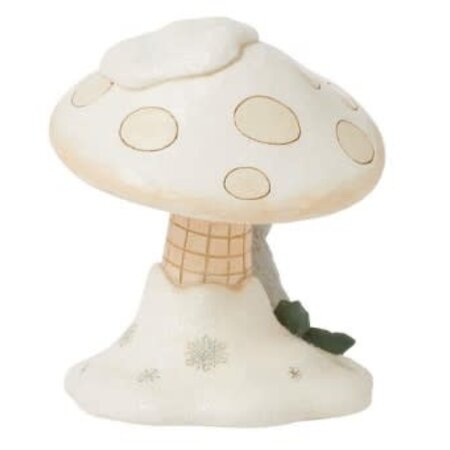 Jim Shore Jim Shore White Woodland Bunny Mushroom Figurine