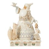 Jim Shore Jim Shore White Woodland Santa Holding a Dove Figurine