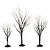 Department 56 Halloween Cross Product Black Bare Branch Trees Accessory