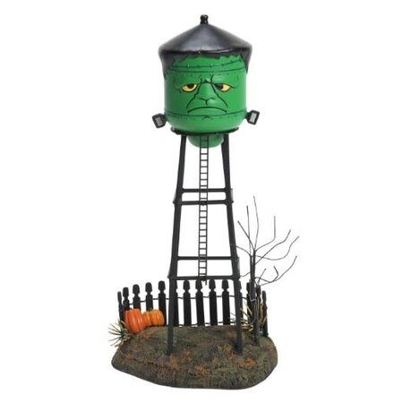 Department 56 Halloween Cross Product Frankenstein's Water Tower Accessory