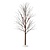 Department 56 Village Cross Product Brown Tree with Snow and Bird Accessory