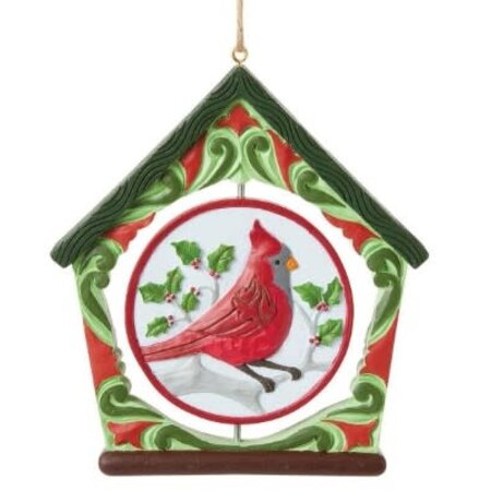 Jim Shore Jim Shore Cardinal Bird House Promo Ornament