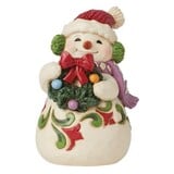 Jim Shore Jim Shore Snowman Wearing Earmuffs Mini Figurine