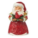 Jim Shore Jim Shore Mini Santa with Cardinal Figurine