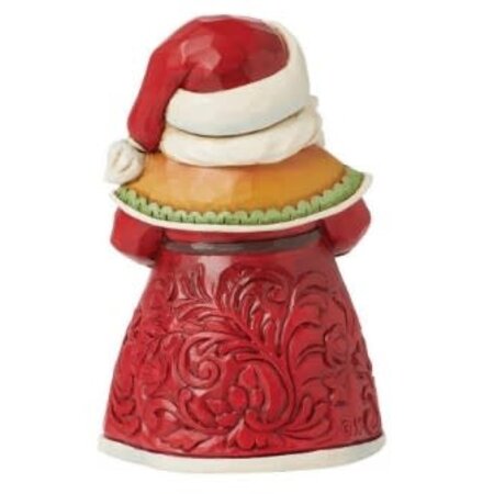 Jim Shore Jim Shore Mini Santa with Cardinal Figurine