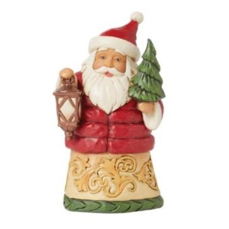 Jim Shore Jim Shore Mini Santa Wearing Puffy Coat Figurine