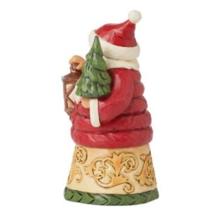 Jim Shore Jim Shore Mini Santa Wearing Puffy Coat Figurine