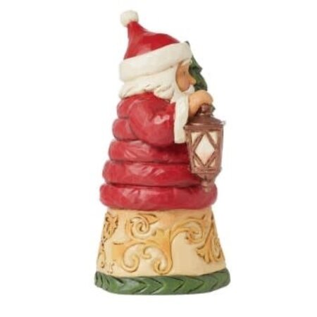 Jim Shore Jim Shore Mini Santa Wearing Puffy Coat Figurine