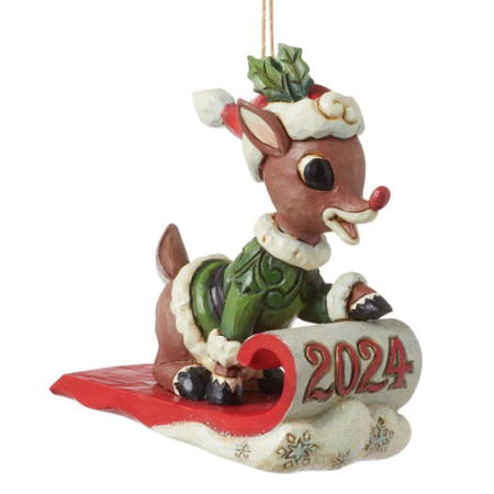 Jim Shore Jim Shore Dated 2024 Rudolph Ornament