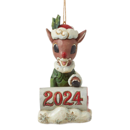 Jim Shore Jim Shore Dated 2024 Rudolph Ornament