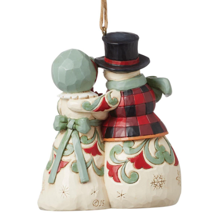 Jim Shore Jim Shore Highland Glen Mr. and Mrs. Snowman Ornament