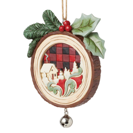 Jim Shore Jim Shore Highland Glen Wood Ornament