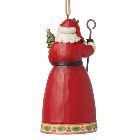 Jim Shore Jim Shore Highland Glen Santa Staff Ornament