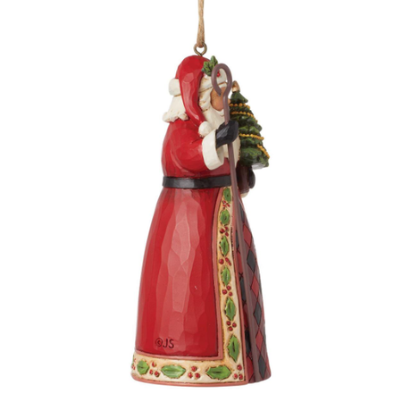 Jim Shore Jim Shore Highland Glen Santa Staff Ornament