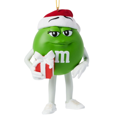 Jim Shore Jim Shore Green M&M Ornament