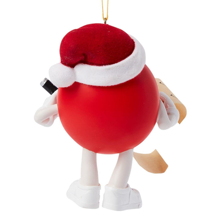 Jim Shore Jim Shore Red M&M with List Ornament