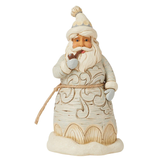 Jim Shore Jim Shore White Woodland Forest Santa with Pipe Figurine