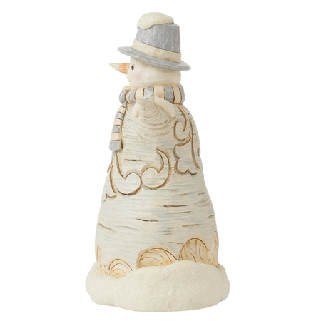 Jim Shore Jim Shore White Woodland Forest Snowman Hat Figurine