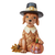 Jim Shore Jim Shore Turkey Dog with Pilgrim Hat Figurine