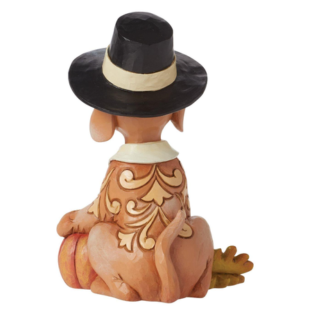 Jim Shore Jim Shore Turkey Dog with Pilgrim Hat Figurine