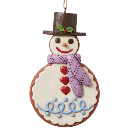 Jim Shore Jim Shore Gingerbread Snowman Cookie Ornament