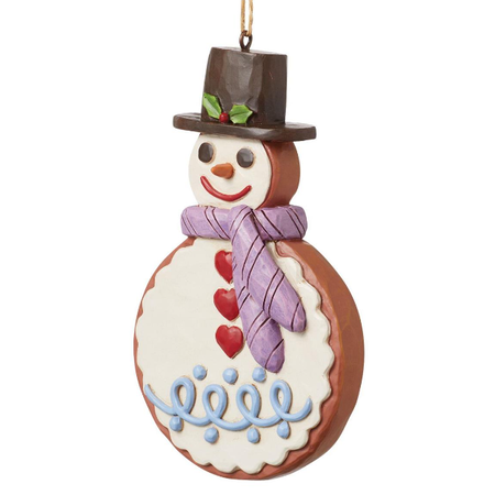 Jim Shore Jim Shore Gingerbread Snowman Cookie Ornament