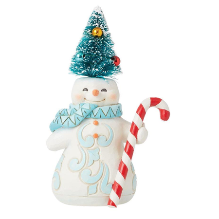 Jim Shore Jim Shore Pint Snowman Sisal Hat Figurine