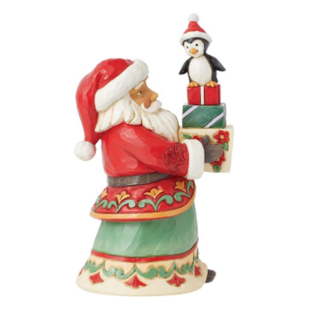 Jim Shore Jim Shore Pint Santa with Presents Figurine