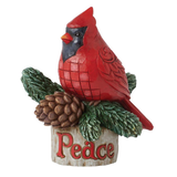 Jim Shore Jim Shore Pint Cardinal with Peace Figurine