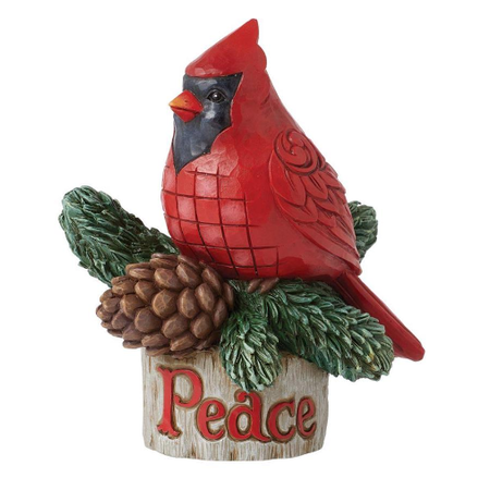 Jim Shore Jim Shore Pint Cardinal with Peace Figurine