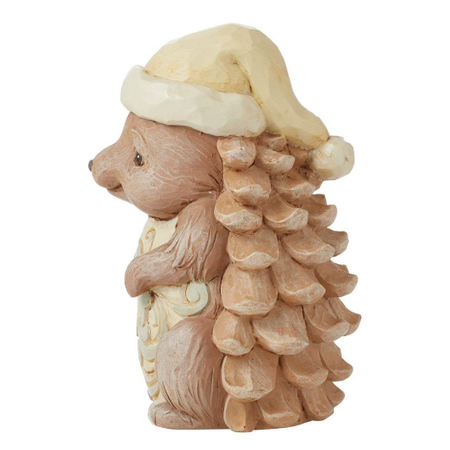 Jim Shore Jim Shore White Woodland Pinecone Hedgehog Figurine