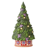 Jim Shore Jim Shore LED Tree Star Pattern Base Figurine