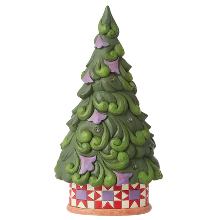 Jim Shore Jim Shore LED Tree Star Pattern Base Figurine