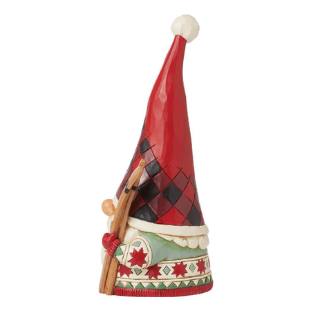 Jim Shore Jim Shore Highland Glen Gnome with Skis Figurine